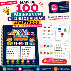 Caderno de atividade Matemática Adaptada AUTISMO