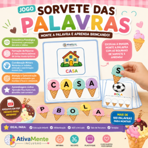 Sorvete das Sílabas Educação Especial