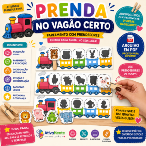 PAREAMENTO TREM EDUCAÇÃO ESPECIAL