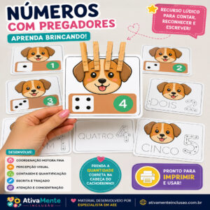 Cachorrinho Contador Educação Especial Autismo