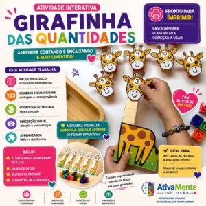 Contagem Educação Especial - Girafinha